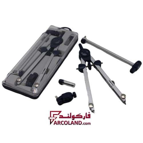 خرید و قیمت ست پرگار مهندسی بازو دار ام جی ام 4 تکه مدل MGM