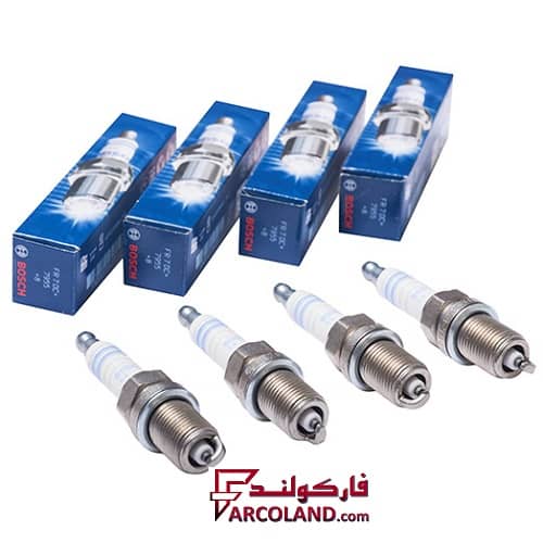 خرید و قیمت شمع موتور خودرو بوش BOSCH مدل FR7DC مناسب پژو 405 پایه کوتاه بسته چهار عددی