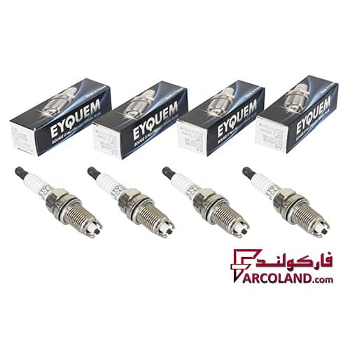 شمع موتور خودرو اکیوم EYQUEM دو پلاتین مدل RFC42LZ2E مناسب پژو 405