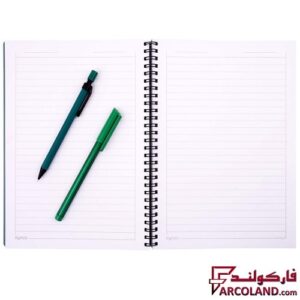 خرید اینترنتی و قیمت دفتر فارسی 100 برگ سیمی پاپکو جلد طلقی مات مدل Papco NB-620