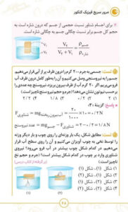 نمونه صفحه داخل کتاب مرور سریع فیزیک پایه دهم و یازدهم سری لقمه طلایی نشر مهر و ماه