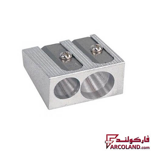 مداد تراش دو سوراخ مدل فلزی کد Dual-41