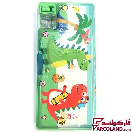 خرید اینترنتی و قیمت جامدادی کتابی آهنربایی تراش دار فانتزی طرح پسرانه