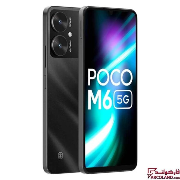خرید اینترنتی و قیمت گوشی موبایل شیائومی مدل Poco M6 5G ظرفیت 128 گیگابایت رم 4 گیگابایت