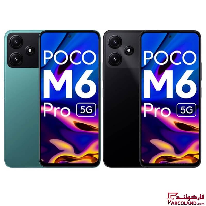 خرید اینترنتی و قیمت گوشی موبایل شیائومی مدل Poco M6 Pro 5G ظرفیت 512 گیگابایت رم 12 گیگابایت