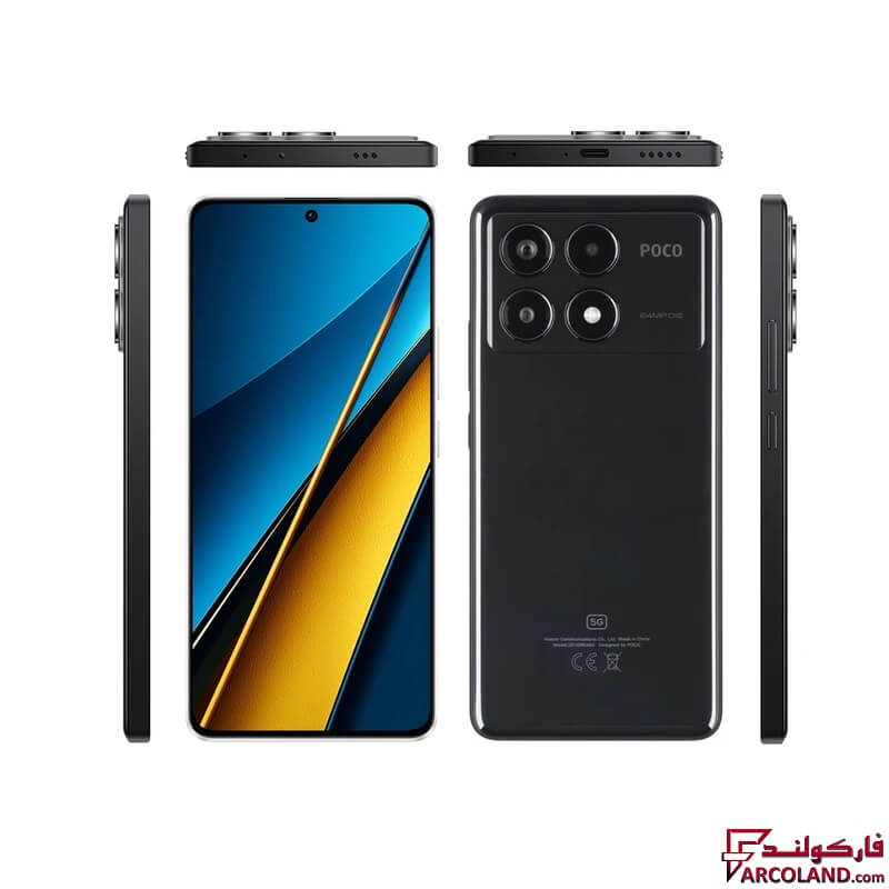 خرید اینترنتی و قیمت گوشی موبایل شیائومی مدل Poco X6 Pro 5G ظرفیت 256 گیگابایت رم 8 گیگابایت