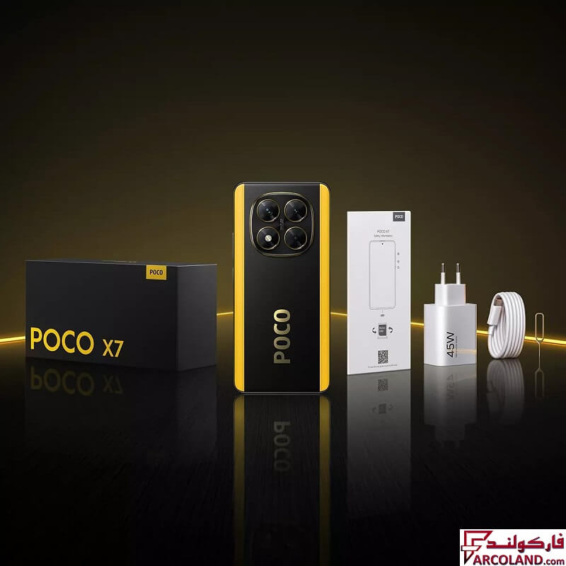 خرید اینترنتی و قیمت گوشی موبایل شیائومی مدل Poco X7 5G ظرفیت 256 گیگابایت رم 8 گیگابایت