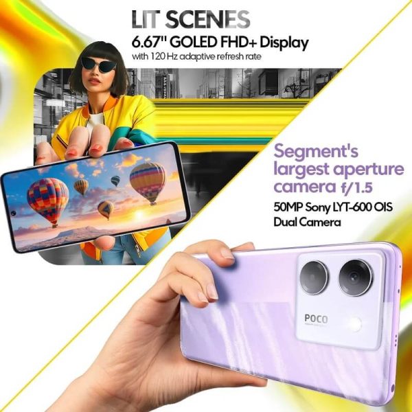 خرید اینترنتی و قیمت گوشی موبایل شیائومی مدل Poco M7 Pro 5G ظرفیت 128 گیگابایت رم 6 گیگابایت