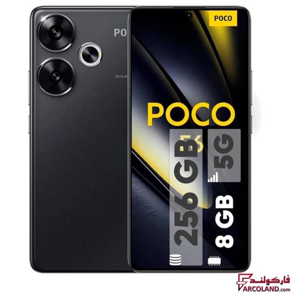 گوشی موبایل شیائومی مدل Poco F6 5G ظرفیت 256 گیگابایت رم 8 گیگابایت