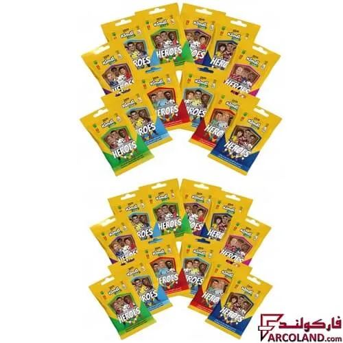 خرید اینترنتی و قیمت کیمدی کارت فوتبال هیرو مدل Heroes 2025 بسته 24 عددی