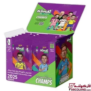 خرید اینترنتی و قیمت کیمدی کارت فوتبال چمپس مدل Champs 2025 بسته 30 عددی