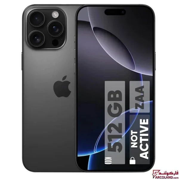 گوشی موبایل اپل iPhone 16 Pro Max ZA/A ظرفیت 512 گیگابایت رم 8 گیگابایت – Not Active