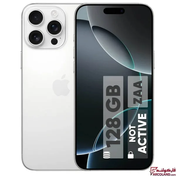 گوشی موبایل اپل iPhone 16 Pro ZA/A ظرفیت 128 گیگابایت رم 8 گیگابایت – Not Active