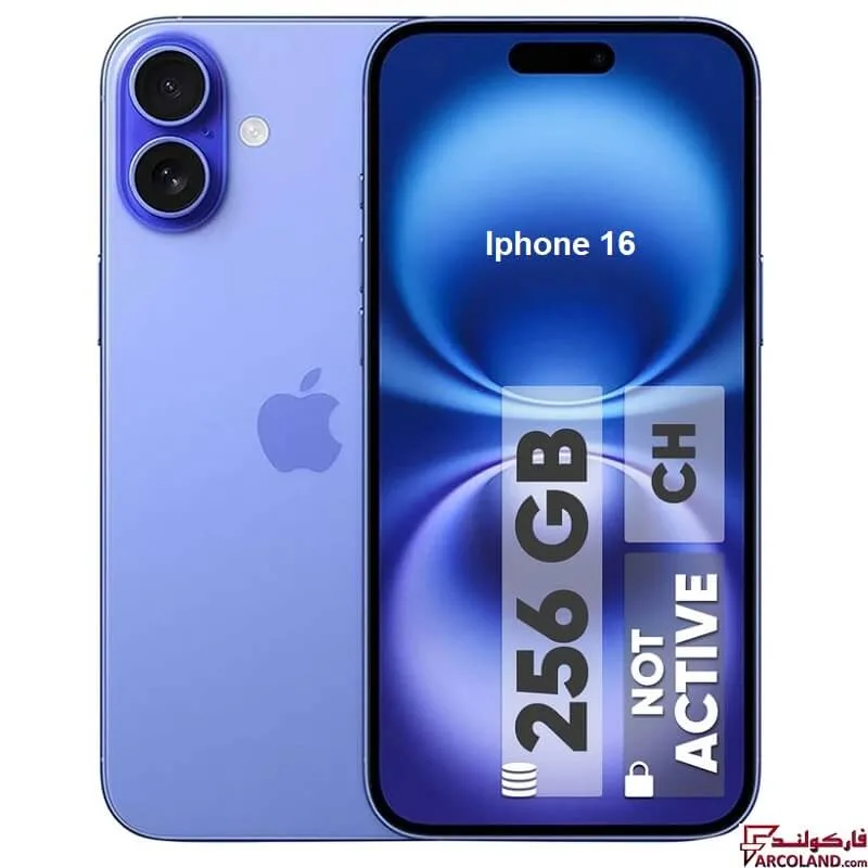 خرید اینترنتی و قیمت گوشی موبایل اپل iPhone 16 CH/A ظرفیت 256 گیگابایت رم 8 گیگابایت - Not Active