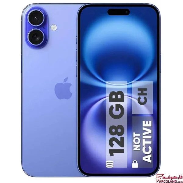 گوشی موبایل اپل iPhone 16 CH/A ظرفیت 128 گیگابایت رم 8 گیگابایت – Not Active