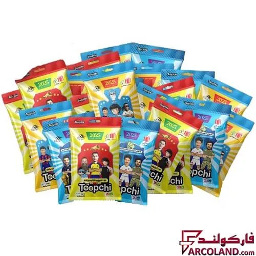 توپچی کارت فوتبال هیرو 2025 بسته 24 عددی