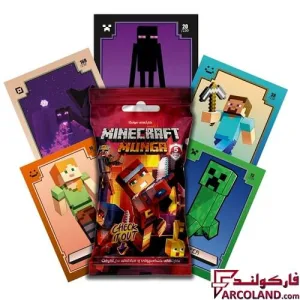 خرید اینترنتی و قیمت بسته کارت ماینکرفت مونگا مدل Minecraft Munga