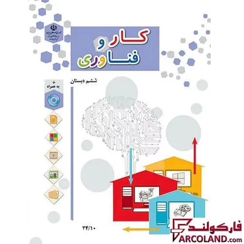 خرید اینترنتی و قیمت کتاب درسی کار و فناوری ششم دبستان مدرسه