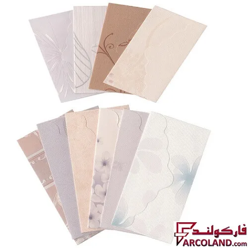 پاکت پول مدل کاغذ دیواری طرح برجسته بسته 10 عددی