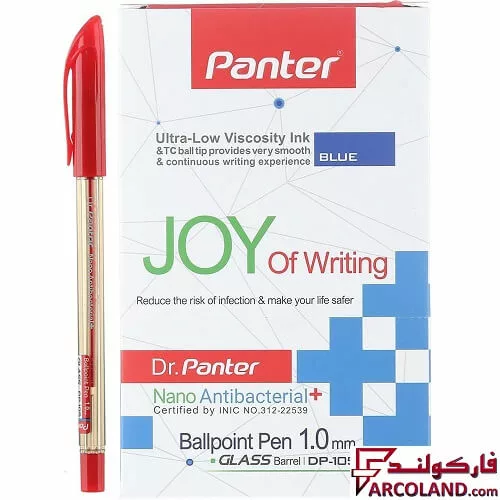 خرید اینترنتی و قیمت خودکار 1 میلی متری پنتر مدل Ball Point Pen کد 105 بسته 50 عددی