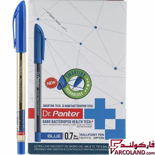 خودکار 0.7 میلی متری پنتر مدل Ball Point Pen کد 105 بسته 50 عددی