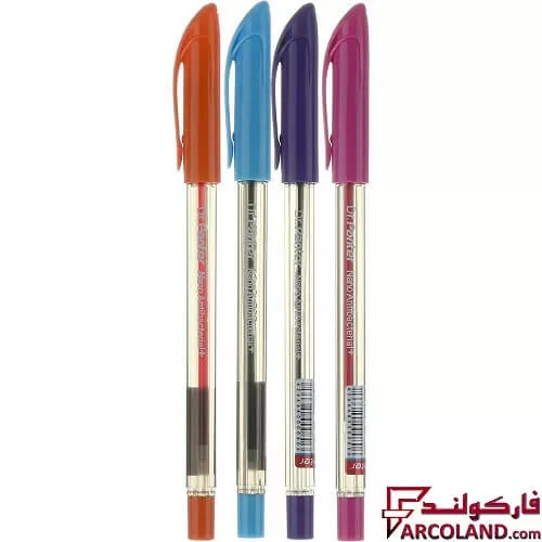 خرید اینترنتی و قیمت خودکار 4 رنگ فانتزی 0.7 میلی متری پنتر مدل Fantasy Ball Point Pen کد 105 بسته 50 عددی