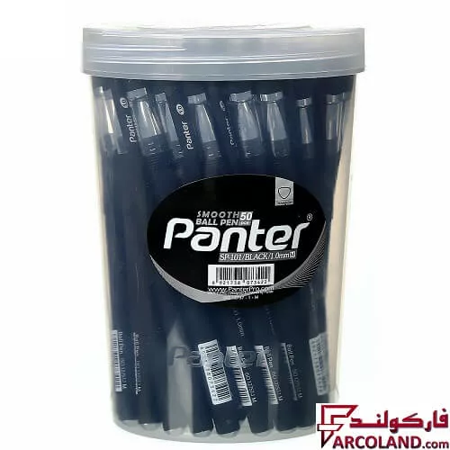خرید اینترنتی و قیمت خودکار 1 میلی متری پنتر مدل Smooth ballpoint pen کد SP-101 بسته 50 عددی