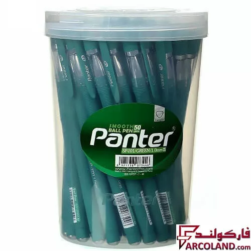 خرید اینترنتی و قیمت خودکار 1 میلی متری پنتر مدل Smooth ballpoint pen کد SP-101 بسته 50 عددی