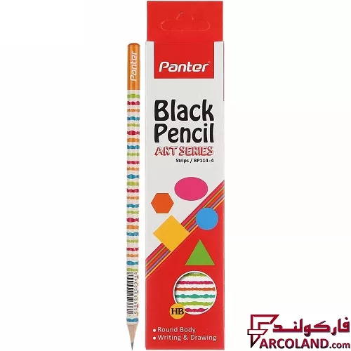 مداد پنتر مدل BP114 طرح Strips سری Art بسته 12 عددی