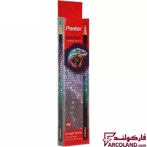 خرید اینترنتی و قیمت مداد پنتر مدل BP114 طرح Chameleons سری Jungle بسته 12 عددی