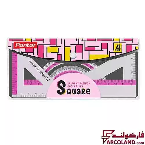 خرید اینترنتی و قیمت ست خط کش 4 تکه پنتر کد Scotch RS1921