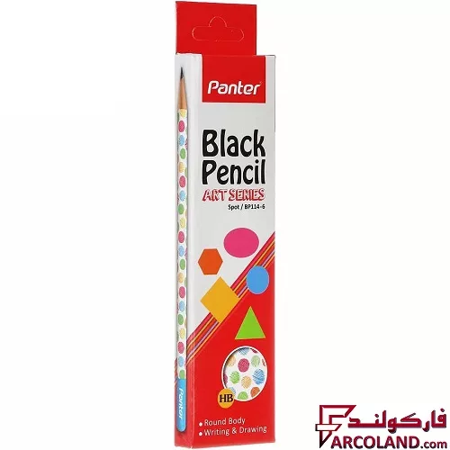 خرید اینترنتی و قیمت مداد پنتر مدل BP114 طرح Spot سری Art بسته 12 عددی