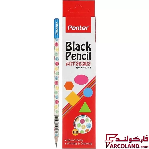 مداد پنتر مدل BP114 طرح Spot سری Art بسته 12 عددی