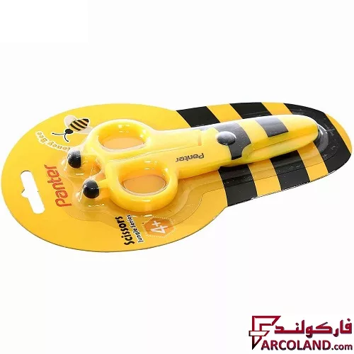 خرید اینترنتی و قیمت قیچی کودک پنتر مدل زنبور عسل کد Jungle S105