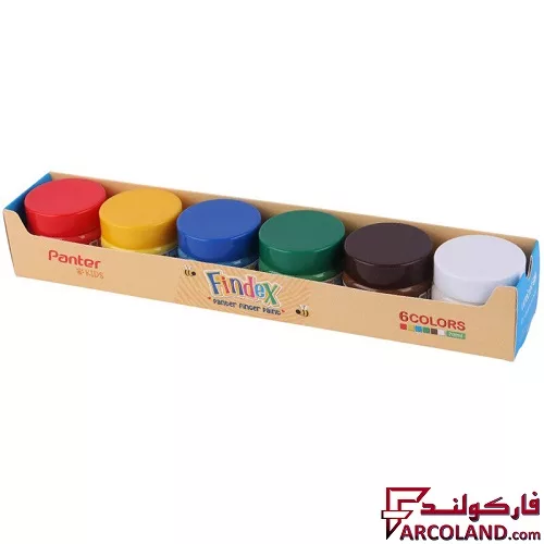 رنگ انگشتی 6 رنگ پنتر و یونیسف مدل فیندکس کد UFP106-SLIM