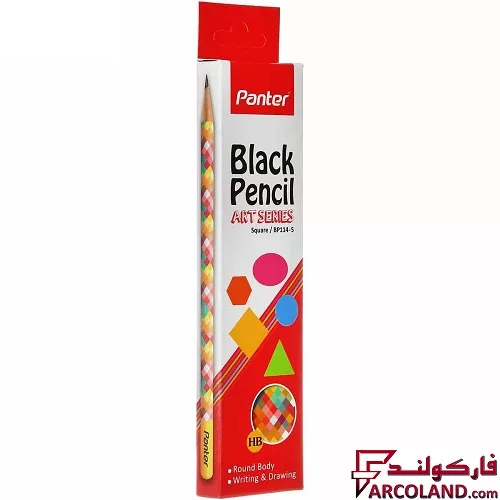 خرید اینترنتی و قیمت مداد پنتر مدل BP114 طرح Square سری Art بسته 12 عددی