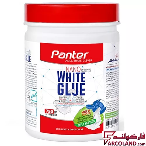 نانو چسب مایع سفید پنتر حجم 750 گرمی کد WG437