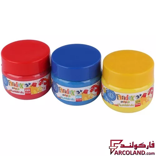 خرید اینترنتی و قیمت رنگ انگشتی 3 رنگ پنتر و یونیسف مدل فیندکس کد UFP106