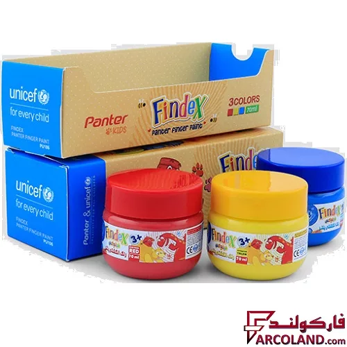 رنگ انگشتی 3 رنگ پنتر و یونیسف مدل فیندکس کد UFP106