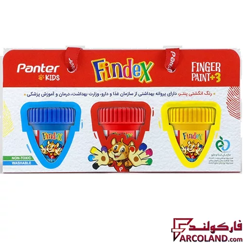 خرید اینترنتی و قیمت رنگ انگشتی 3 رنگ پنتر مدل فیندکس کد FP105