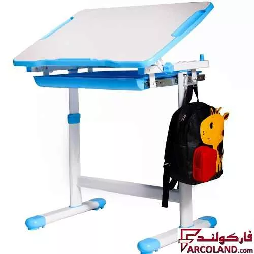 خرید اینترنتی و قیمت ست میز تحریر و صندلی مدل قابل تنظیم رنگ آبی