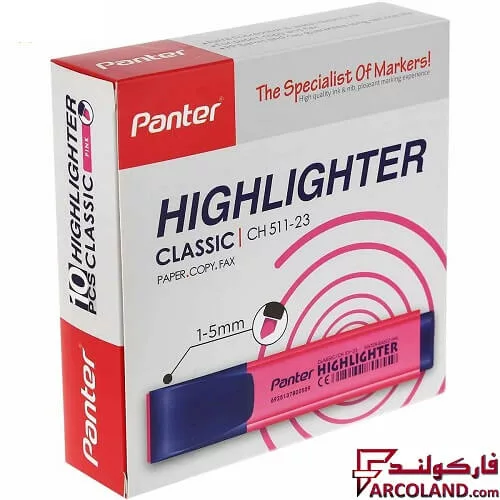خرید اینترنتی و قیمت ماژیک علامت گذار پنتر مدل classic کد Ch-511 بسته 10 عددی