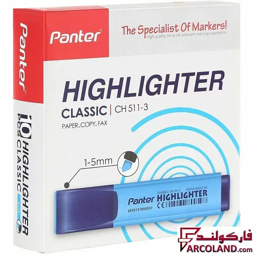 خرید اینترنتی و قیمت ماژیک علامت گذار پنتر مدل classic کد Ch-511 بسته 10 عددی