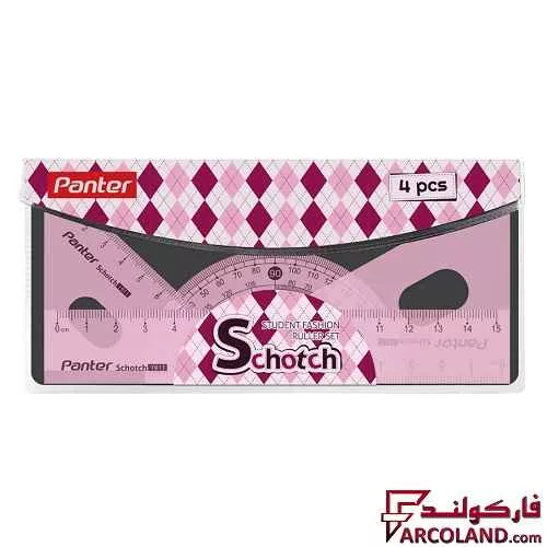 ست خط کش 4 تکه پنتر کد Scotch RS1911