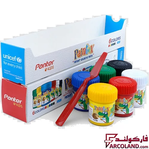 گواش 6 رنگ پنتر و یونیسف مدل پوشرنگ پینتکس کد UGP712