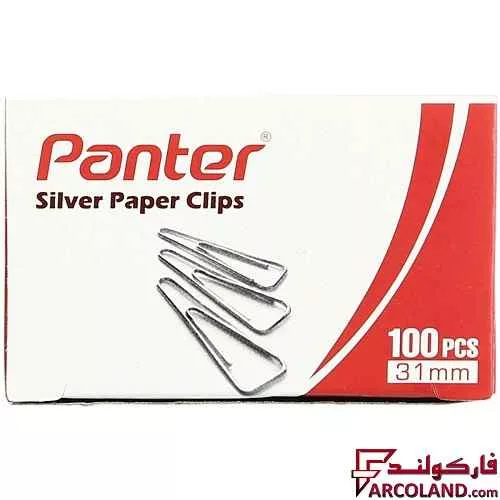 خرید اینترنتی و قیمت گیره کاغذ پنتر کد PC102 بسته 100 عددی
