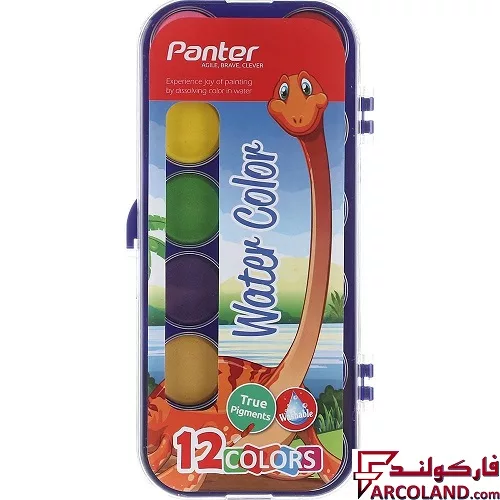 آبرنگ 12 رنگ پنتر مدل Toucan Design کد PWC102