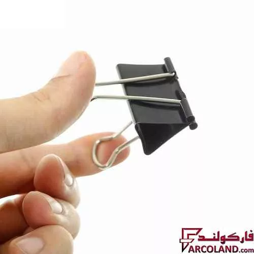 خرید اینترنتی و قیمت گیره کاغذ کلیپسی پنتر سایز 41 میلی متر کد BC107