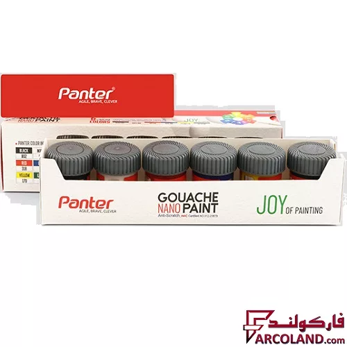 خرید اینترنتی و قیمت گواش 6 رنگ پنتر مدل نانو پوشرنگ کد GP711