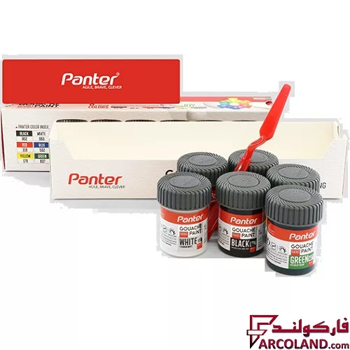 گواش 6 رنگ پنتر مدل نانو پوشرنگ کد GP711